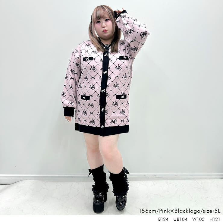 MLモノグラムニットカーディガン 量産型 地雷系 夢展望 | DearMyLove | 詳細画像12 