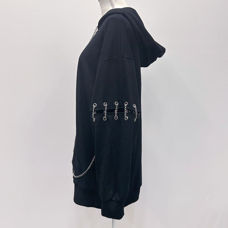 ビッグリングチェーンパーカー 量産型 地雷系 夢展望 | DearMyLove | 詳細画像21 