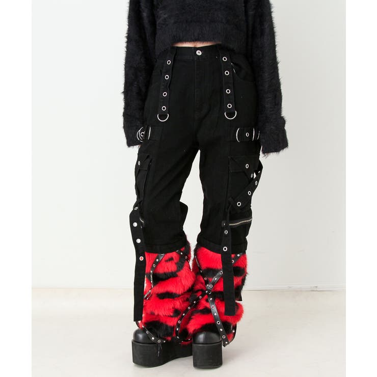 2WAYボンデージデニムパンツ 量産型 地雷系 夢展望 | DearMyLove | 詳細画像5 