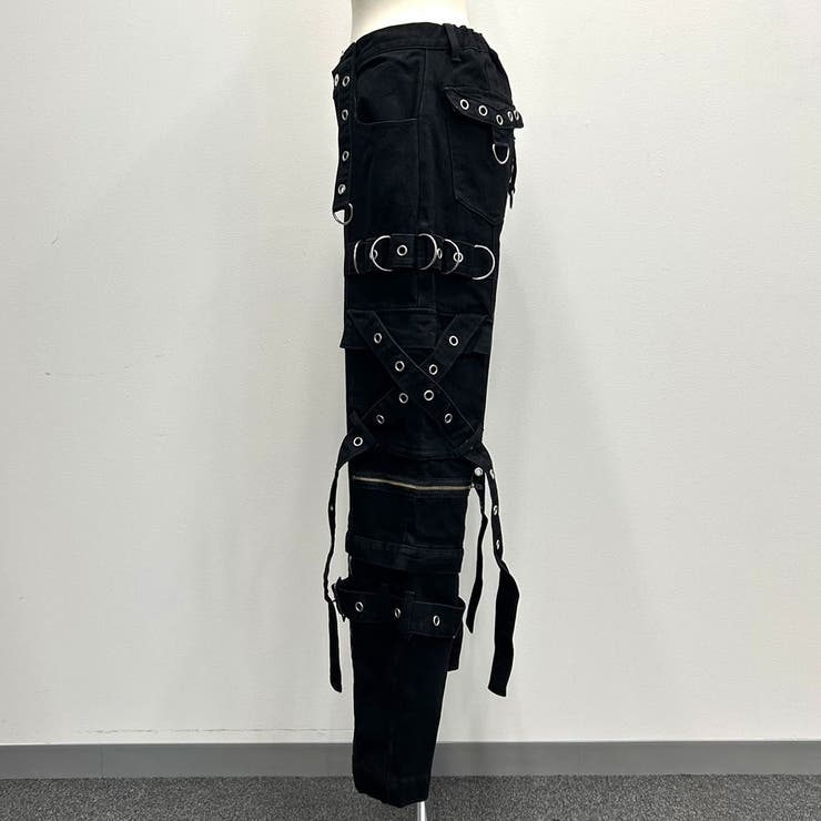 2WAYボンデージデニムパンツ 量産型 地雷系 夢展望[品番
