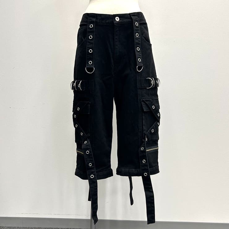 2WAYボンデージデニムパンツ 量産型 地雷系 夢展望 | DearMyLove | 詳細画像15 