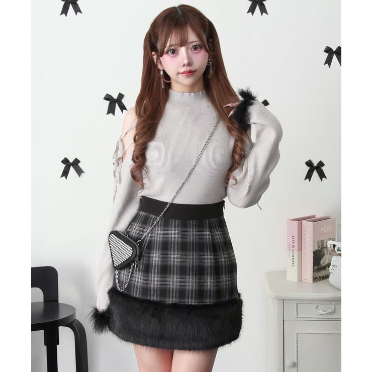 ポイントファーミニスカート 量産型 地雷系 夢展望 | DearMyLove | 詳細画像2 