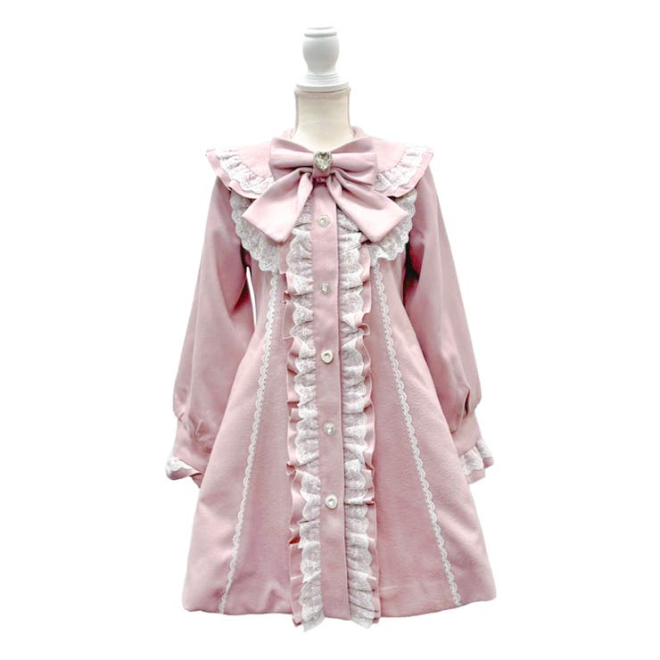 丸襟ヨークリボンフリルコート 量産型 地雷系 夢展望 | DearMyLove | 詳細画像43 