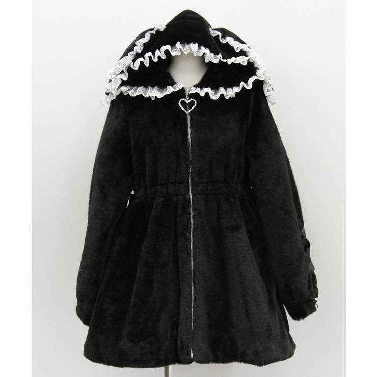 選べるフードデザインフレアファーコート 量産型 地雷系 夢展望 | DearMyLove | 詳細画像61 