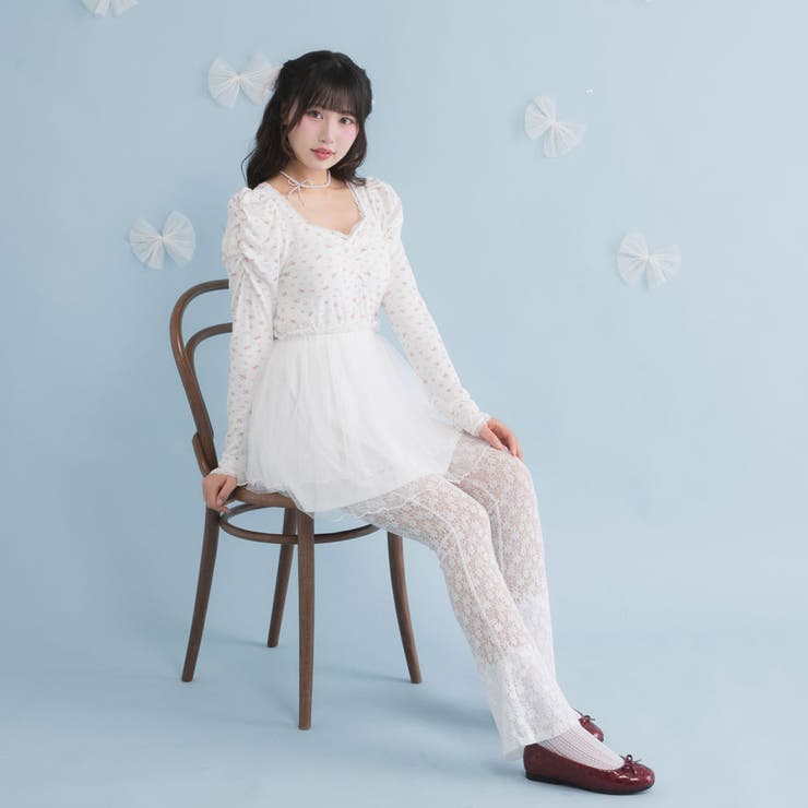 チュールドッキングミニワンピース【大きいサイズ有】 量産型 地雷系 夢展望 | DearMyLove | 詳細画像24 