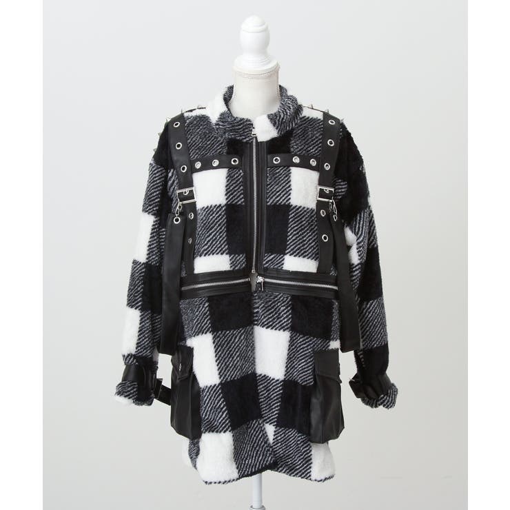 2WAYボンデージファーコート 量産型 地雷系 夢展望[品番：YU000047230