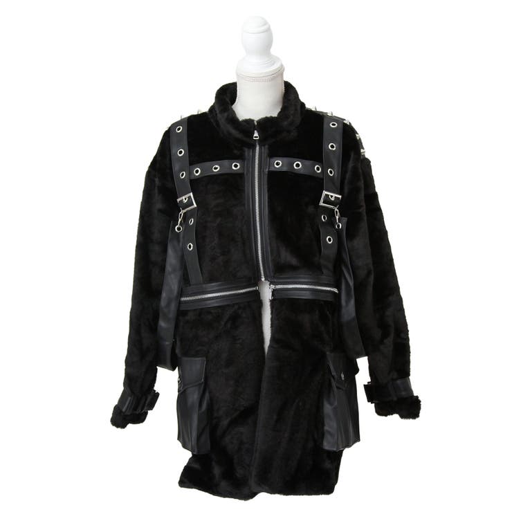 2WAYボンデージファーコート 量産型 地雷系 夢展望 | DearMyLove | 詳細画像40 