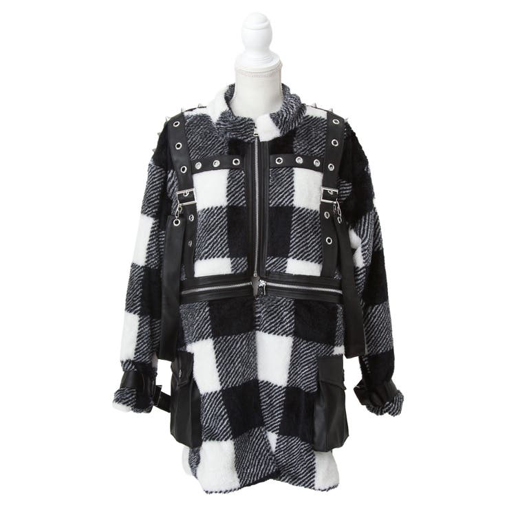 2WAYボンデージファーコート 量産型 地雷系 夢展望 | DearMyLove | 詳細画像41 