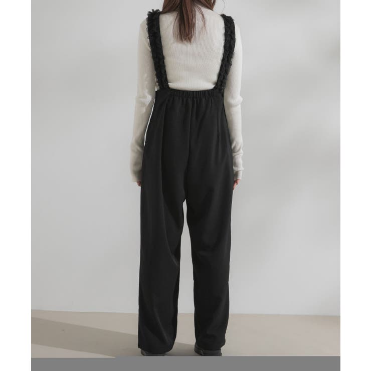 ハイウエストフリルサスペンダーパンツ 【大きいサイズ有】 韓国 夢展望 | 夢展望 | 詳細画像22 