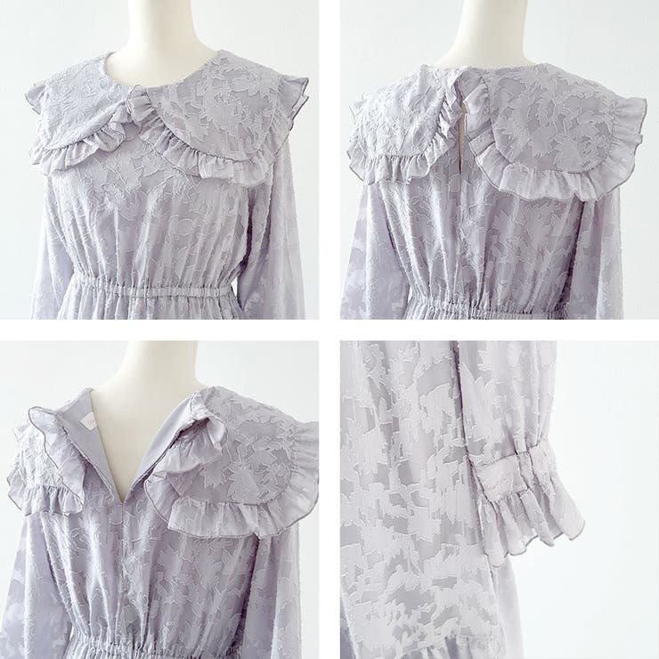 ジャガードレースセーラーワンピース 量産型 地雷系 夢展望 | DearMyLove | 詳細画像21 