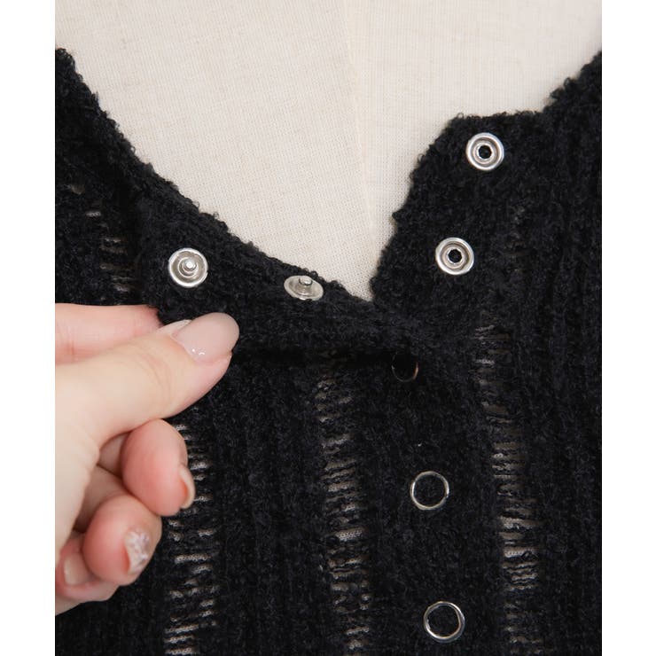 やや透けニットトップス 韓国 夢展望 | 夢展望 | 詳細画像12 