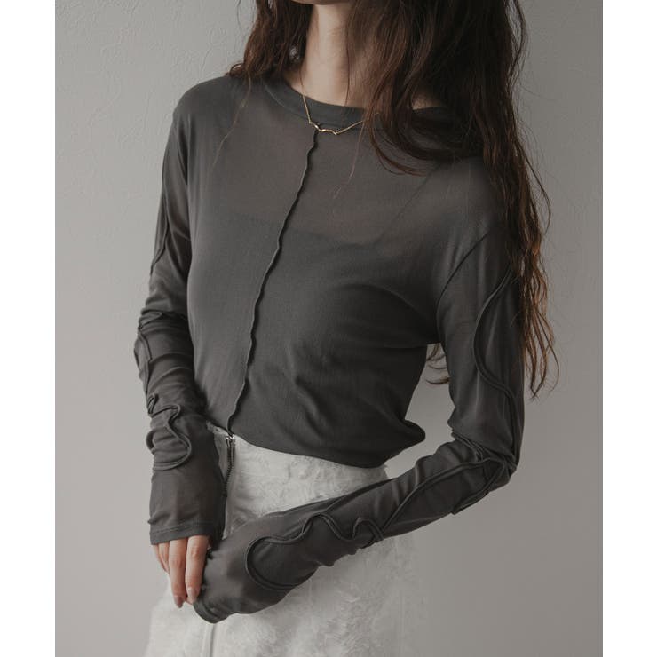 ループリボンシアートップス 韓国 夢展望 | 夢展望 | 詳細画像12 