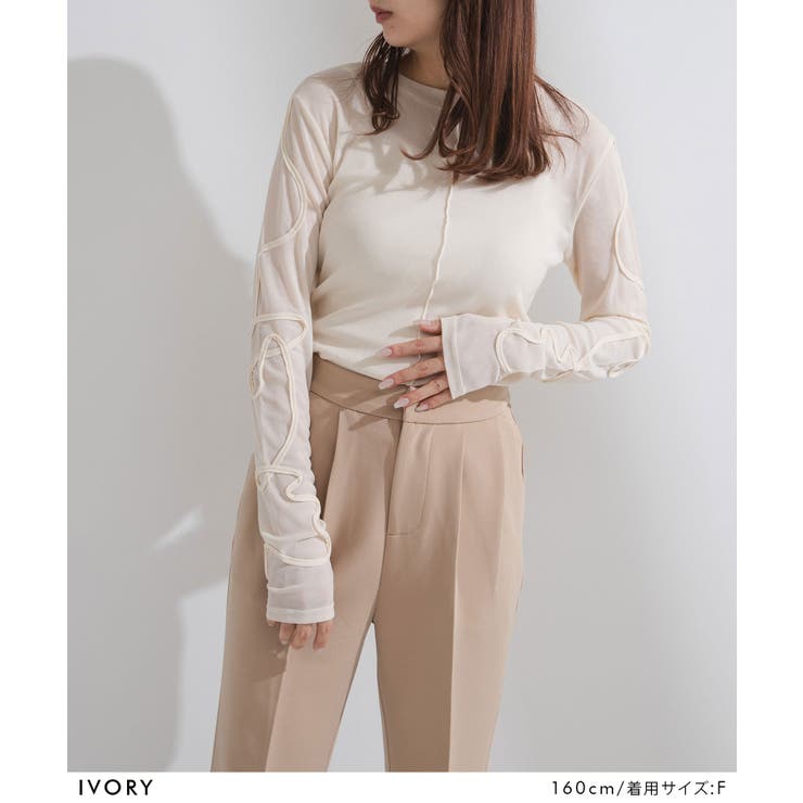 ループリボンシアートップス 韓国 夢展望 | 夢展望 | 詳細画像26 