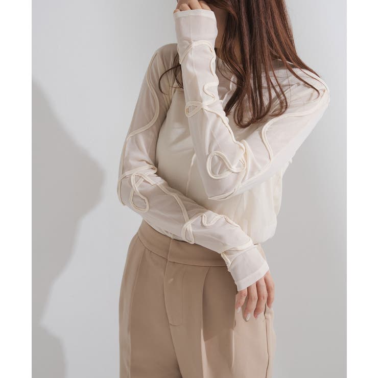 ループリボンシアートップス 韓国 夢展望 | 夢展望 | 詳細画像27 