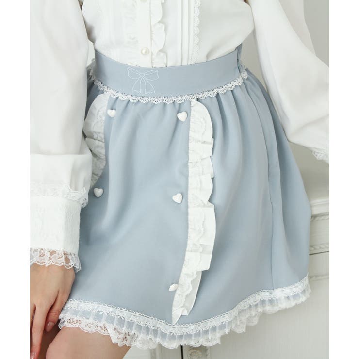 リボン刺繍ギャザースカート 量産型 地雷系 夢展望 | DearMyLove | 詳細画像11 