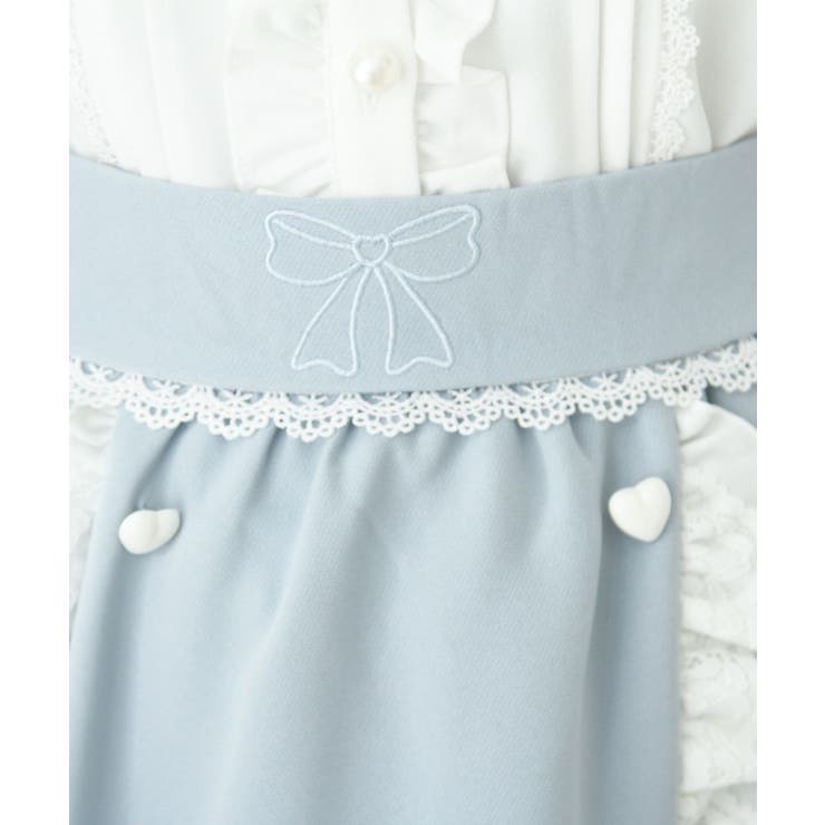 リボン刺繍ギャザースカート 量産型 地雷系 夢展望 | DearMyLove | 詳細画像13 