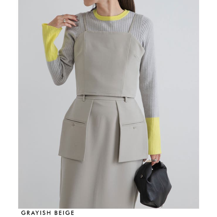 ベアトップビスチェ【セットアップ対応】 韓国 夢展望 | 夢展望 | 詳細画像29 