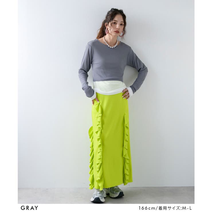 クロップドシアーロンT シアートップス 韓国 夢展望 bohmal(ボマール) | 夢展望 | 詳細画像14 