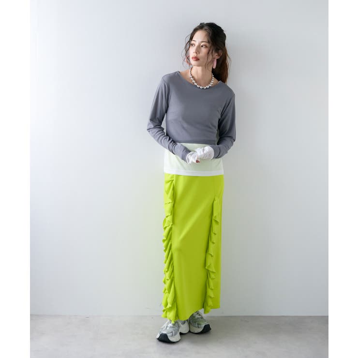 クロップドシアーロンT シアートップス 韓国 夢展望 bohmal(ボマール) | 夢展望 | 詳細画像17 