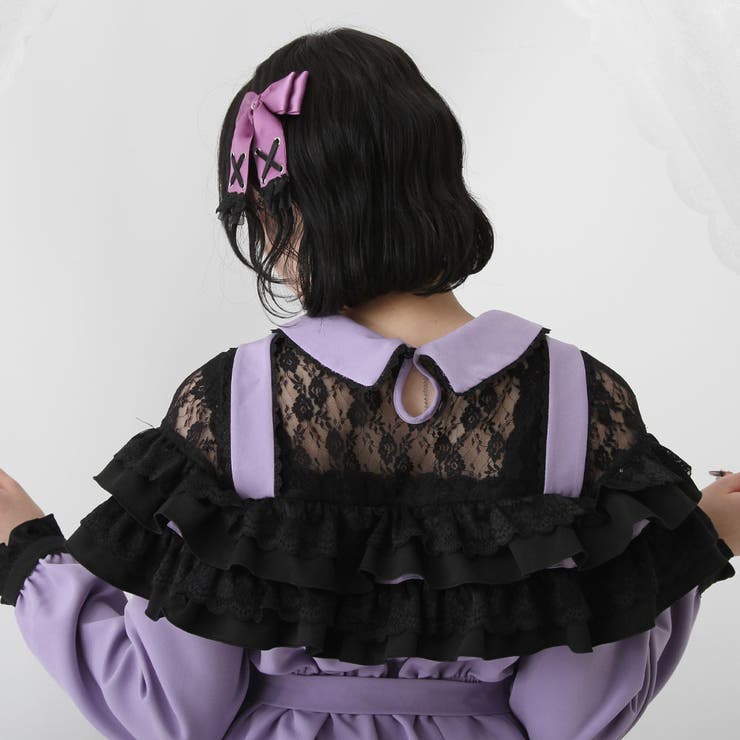 2段フリルリボンワンピース 量産型 地雷系 夢展望 | DearMyLove | 詳細画像11 