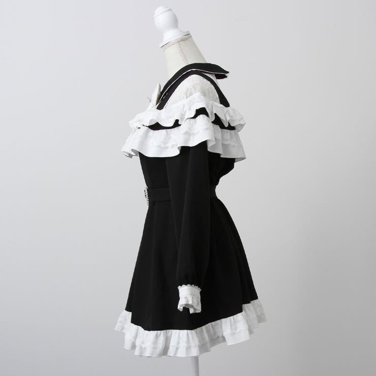 2段フリルリボンワンピース 量産型 地雷系 夢展望 | DearMyLove | 詳細画像25 