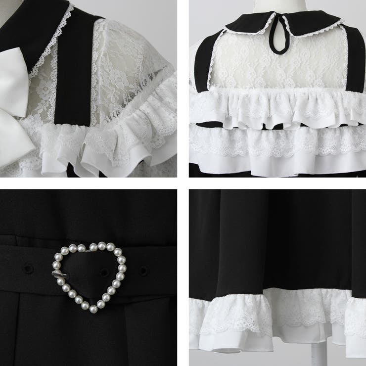 2段フリルリボンワンピース 量産型 地雷系 夢展望 | DearMyLove | 詳細画像27 