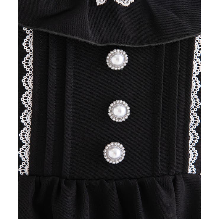 フリルたっぷりはしごレースリボンジャンスカ 量産型 地雷系 夢展望 | DearMyLove | 詳細画像39 