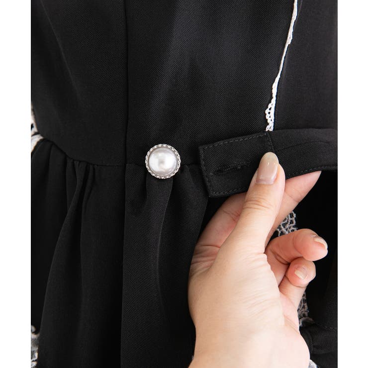 フリルたっぷりはしごレースリボンジャンスカ 量産型 地雷系 夢展望 | DearMyLove | 詳細画像46 