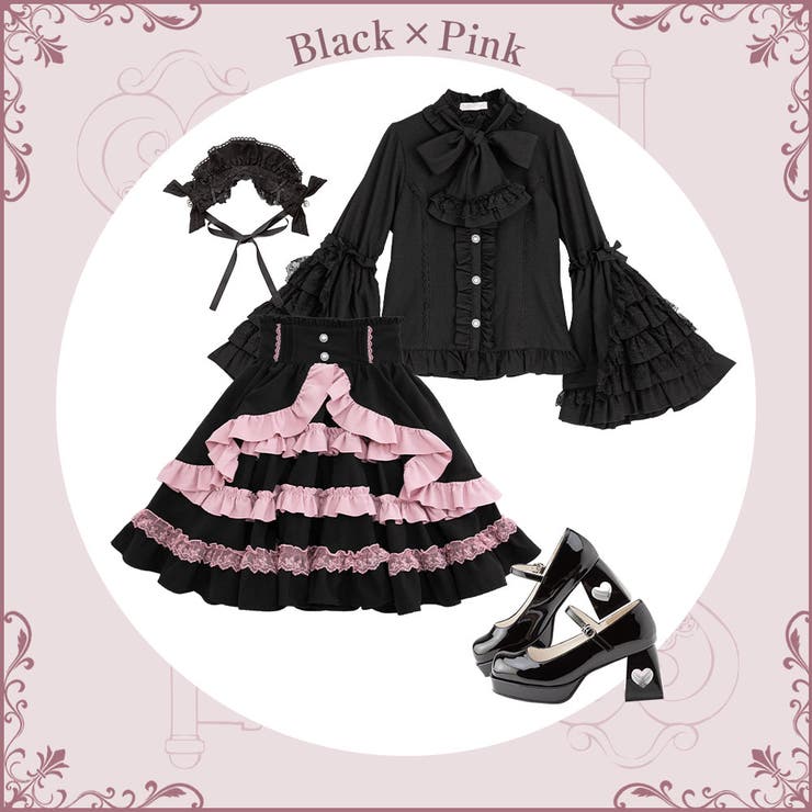 フリルたっぷりリボンスカート 量産型 地雷系 夢展望 | DearMyLove | 詳細画像5 