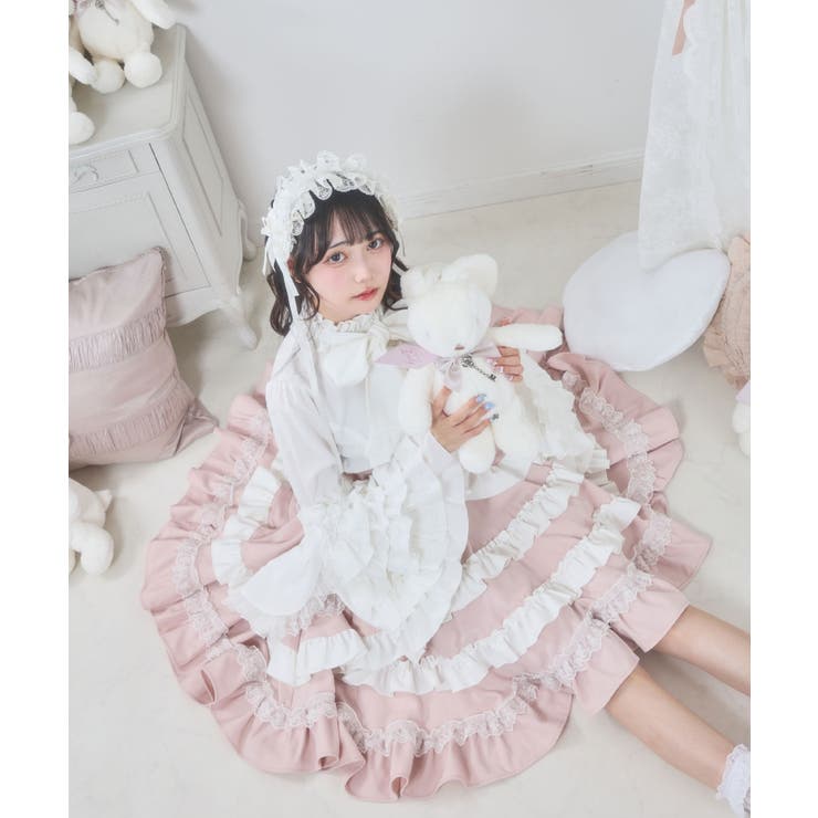 フリルたっぷりリボンスカート 量産型 地雷系 夢展望 | DearMyLove | 詳細画像12 