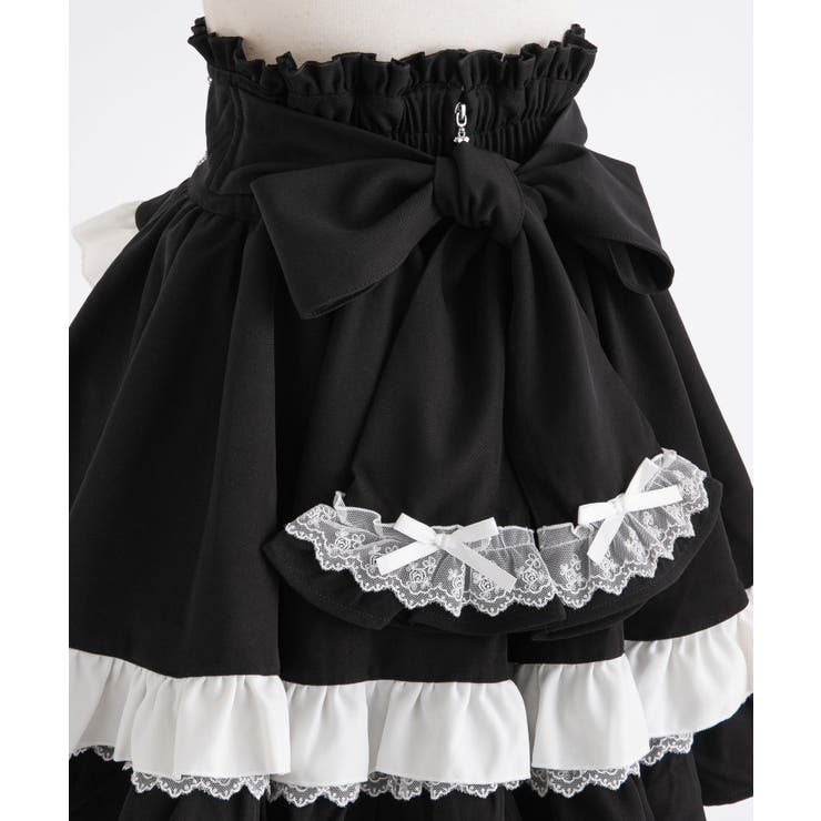 カシュクールフリルたっぷりリボンミニスカート 量産型 地雷系 夢展望 | DearMyLove | 詳細画像43 