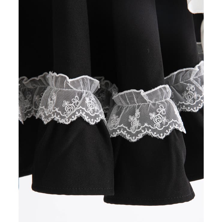 カシュクールフリルたっぷりリボンミニスカート 量産型 地雷系 夢展望 | DearMyLove | 詳細画像45 