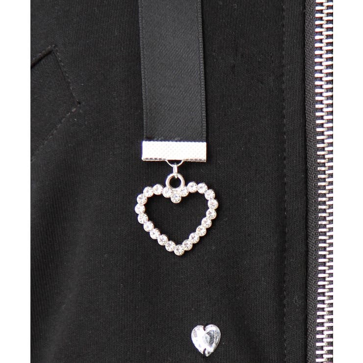 ハートドットビジューフリルショートパーカー 量産型 地雷系 夢展望 | DearMyLove | 詳細画像38 