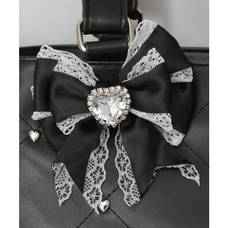 ハートスタッズキルティングリボン痛バッグ 量産型 地雷系 夢展望 | DearMyLove | 詳細画像29 