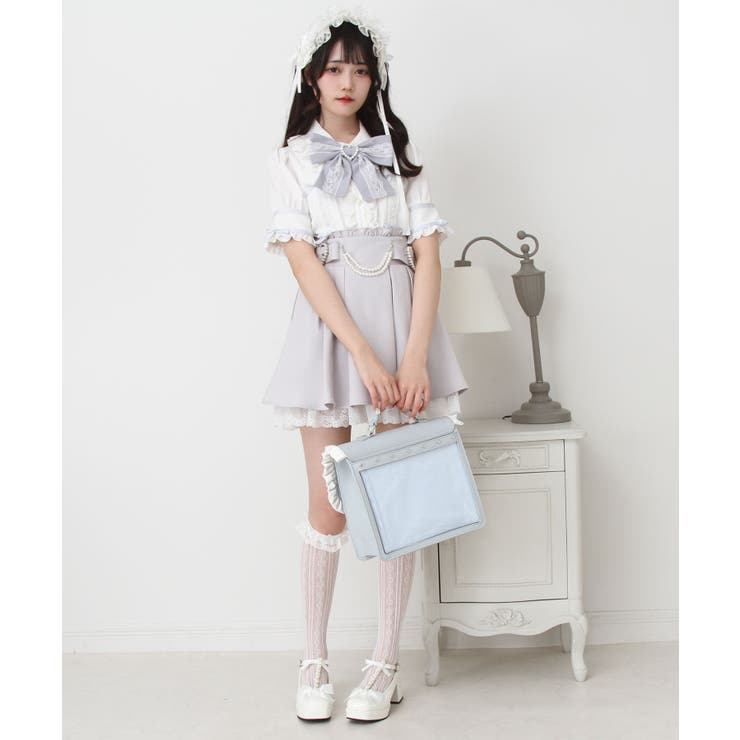 ときめきハートうさ耳フリルショルダー痛バッグ 量産型 地雷系 夢展望 | DearMyLove | 詳細画像7 