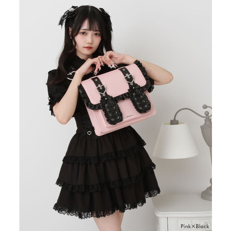 ときめきハートうさ耳フリルショルダー痛バッグ 量産型 地雷系 夢展望 | DearMyLove | 詳細画像11 