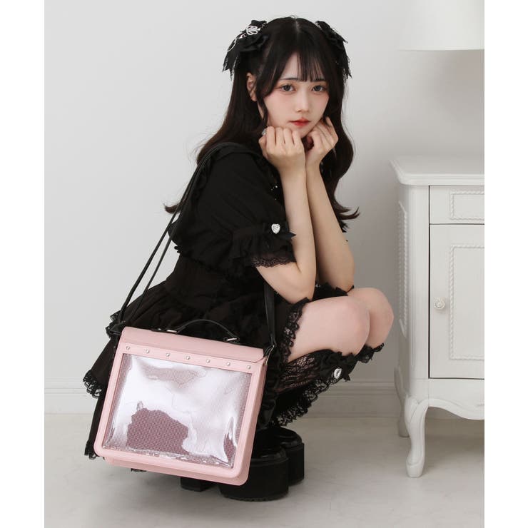 ときめきハートうさ耳フリルショルダー痛バッグ 量産型 地雷系 夢展望