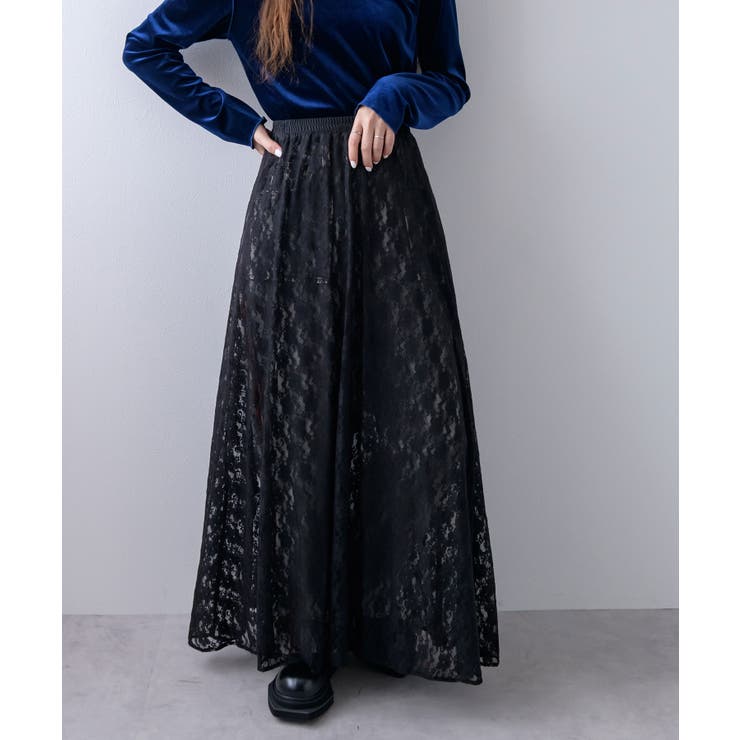 レースロングスカート 韓国 夢展望 | 夢展望 | 詳細画像4 