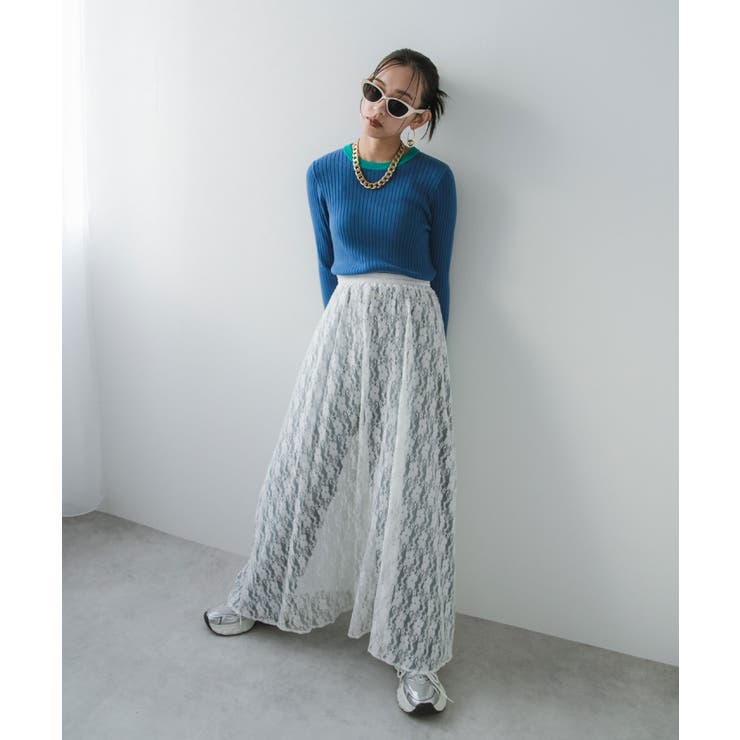 レースロングスカート 韓国 夢展望 | 夢展望 | 詳細画像20 