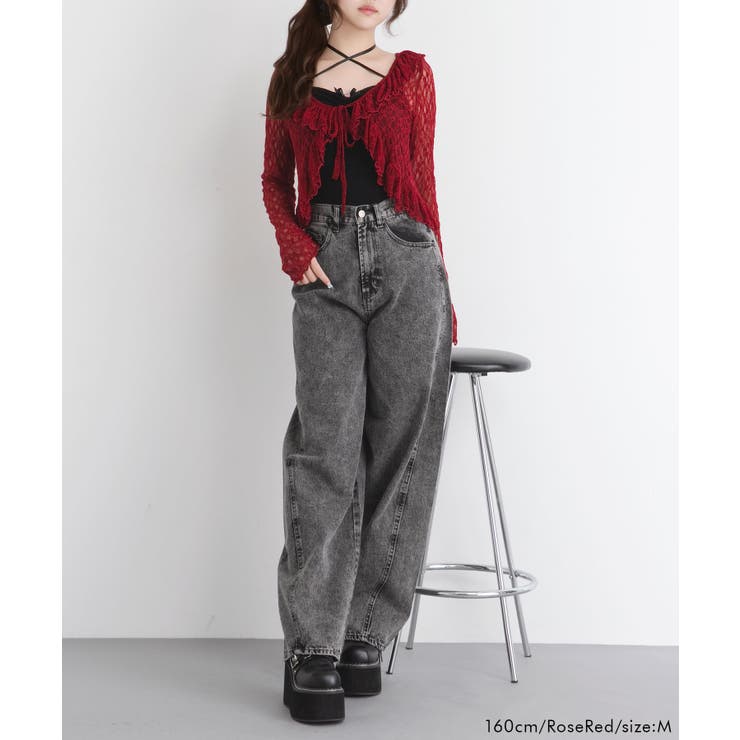 ロマンティックフリルボレロカーデ【大きいサイズ有り】 量産型 地雷系 夢展望 | DearMyLove | 詳細画像13 