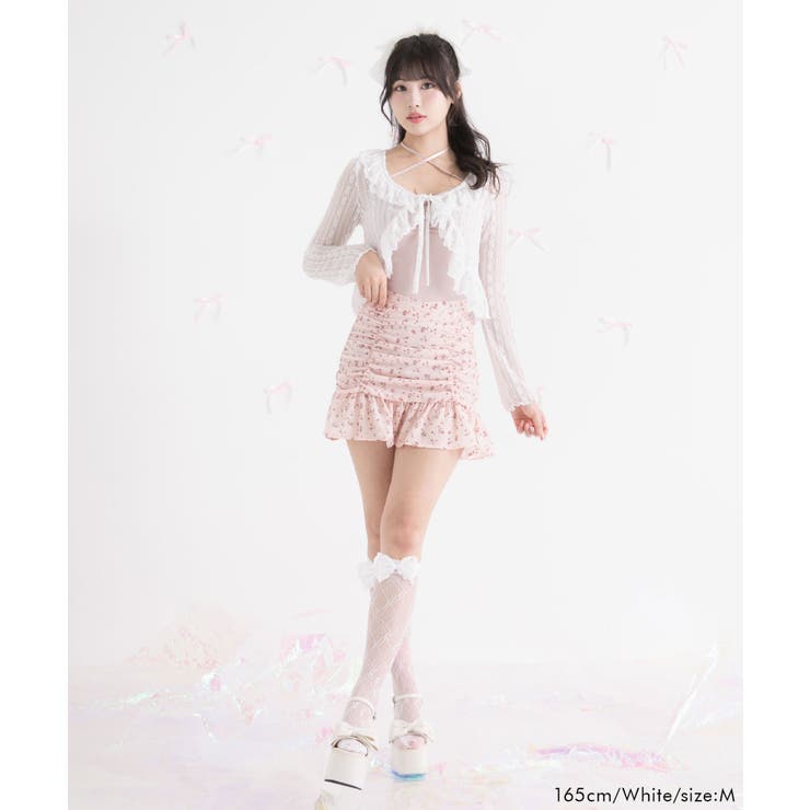 ロマンティックフリルボレロカーデ【大きいサイズ有り】 量産型 地雷系 夢展望 | DearMyLove | 詳細画像2 