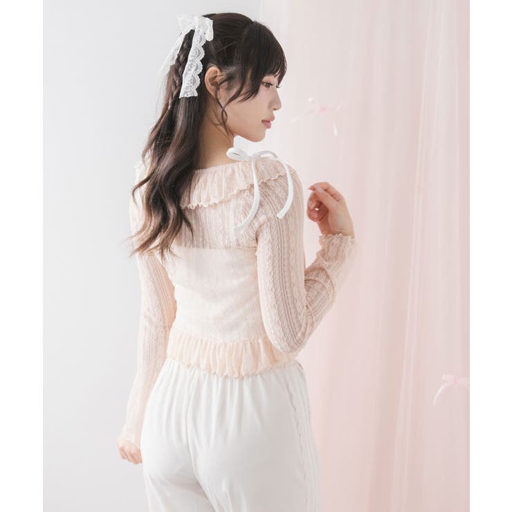 ロマンティックフリルボレロカーデ【大きいサイズ有り】 量産型 地雷系 夢展望 | DearMyLove | 詳細画像10 