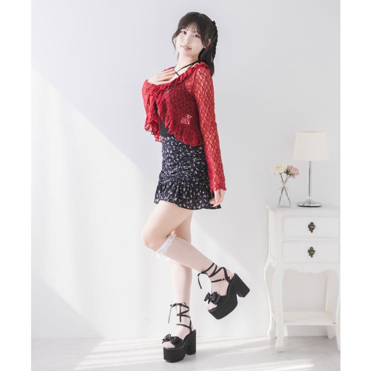 ロマンティックフリルボレロカーデ【大きいサイズ有り】 量産型 地雷系 夢展望 | DearMyLove | 詳細画像20 