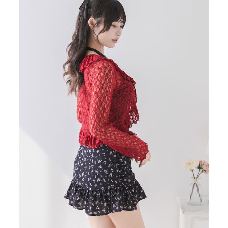 ロマンティックフリルボレロカーデ【大きいサイズ有り】 量産型 地雷系 夢展望 | DearMyLove | 詳細画像22 