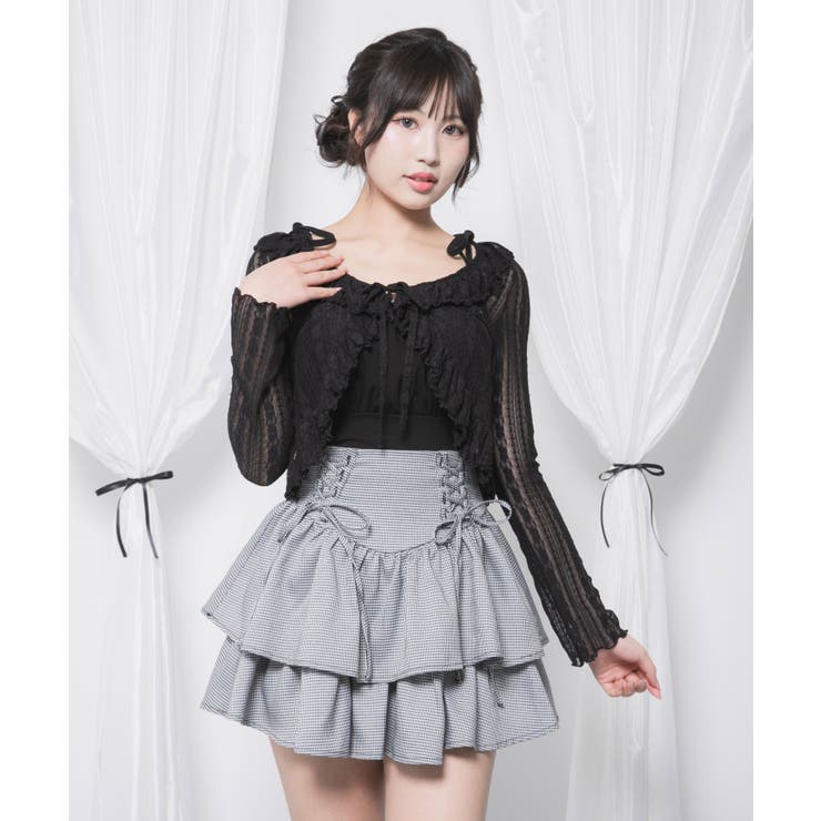 ロマンティックフリルボレロカーデ【大きいサイズ有り】 量産型 地雷系 夢展望 | DearMyLove | 詳細画像27 