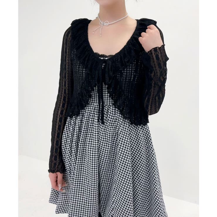 ロマンティックフリルボレロカーデ【大きいサイズ有り】 量産型 地雷系 夢展望 | DearMyLove | 詳細画像31 