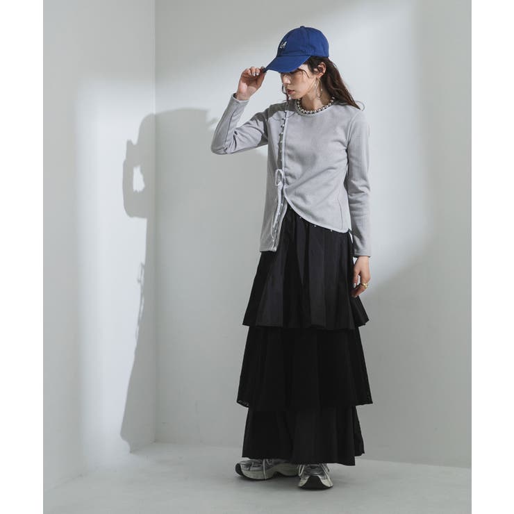 ドーフィーヌデザインカットリブトップス 韓国 夢展望 | 夢展望 | 詳細画像5 