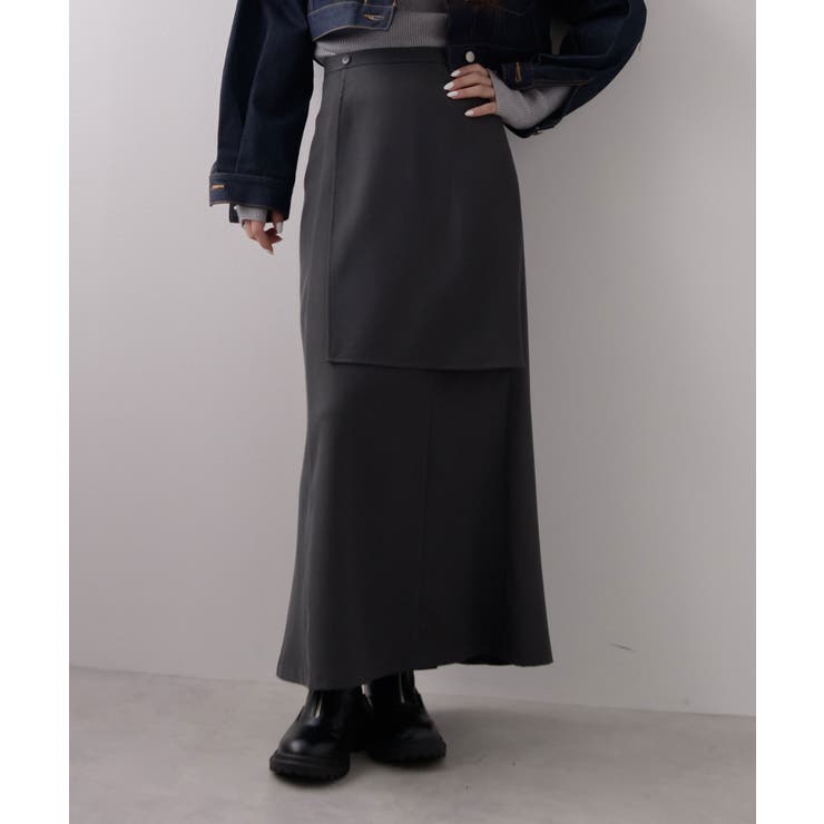 ハイウエストフレアラップスカート【セットアップ可】 韓国 夢展望 | 夢展望 | 詳細画像38 