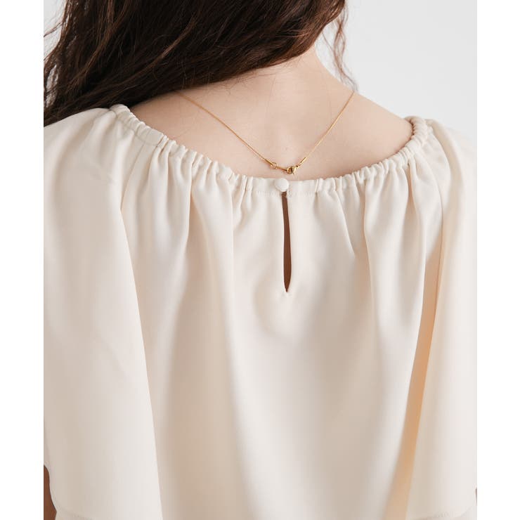 フレア袖レースアップトップス【セットアップ可】 韓国 夢展望 | 夢展望 | 詳細画像29 