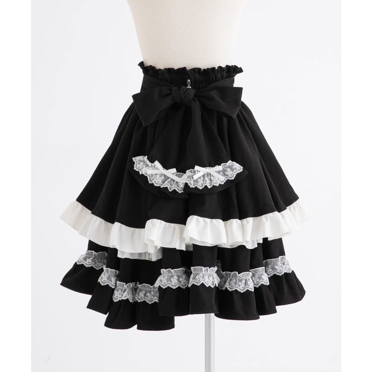 フリルたっぷりリボンスカート 量産型 地雷系 夢展望 | DearMyLove | 詳細画像9 